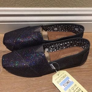 Multi Glitter Toms